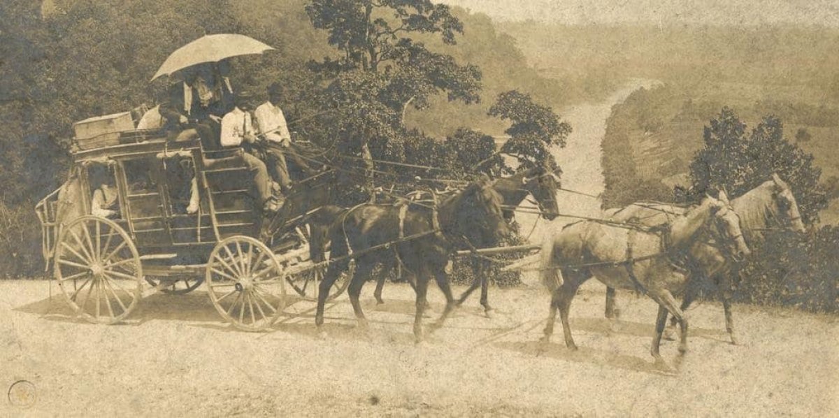 A Stagecoach Near Seguin