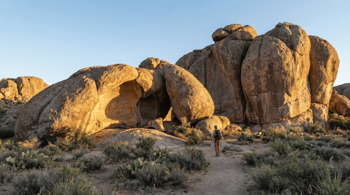 The rocks at Hueco Tanks have been drawing people to this corner of the desert for ten thousand years. The park lets in only a hundred visitors a day, which means you might actually hear yourself think.